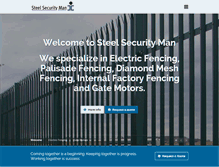 Tablet Screenshot of fences.co.za